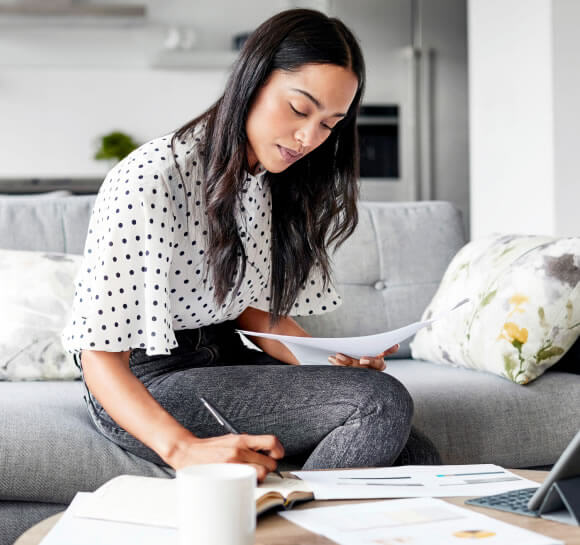 Woman Studying